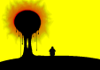 Sun Melting to Earth by Matt